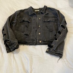 Lelis, a Buckle brand, black jean jacket